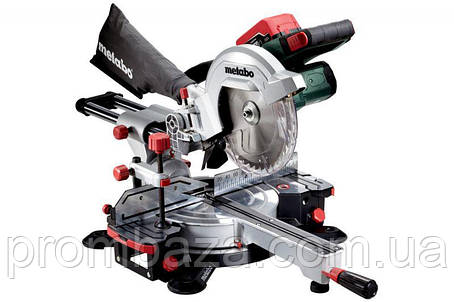 Акумуляторна торцювальна пила Metabo KGS 18 LTX 216 LiHD 5.5 А·год, фото 1