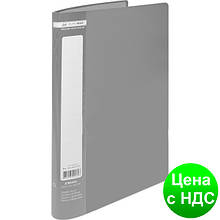 Папка з 10 файлами А4 JOBMAX, сірий BM.3600-09