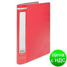 Папка з 10 файлами А4 JOBMAX, червоний BM.3600-05