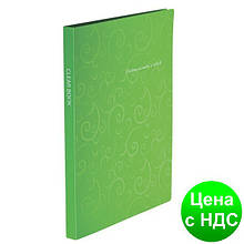Папка з 20 файлами А4, BAROCCO, салатовий BM.3607-15