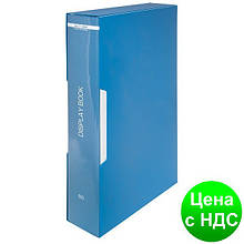 Папка з 80 файлами А4 (в чохлі), синій BM.3628-02