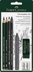 Набір графітний Faber-Castell PITT Graphite Set, 7 предметів у блістері, 112997