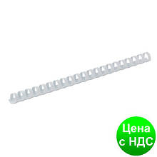 Пружина пластикова d 14мм, біла, 100 шт. BM.0504-12