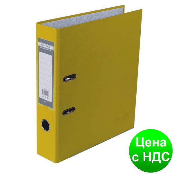 Реєстратор LUX одност. JOBMAX А4, 50мм PP, жовтий, збірний BM.3012-08c