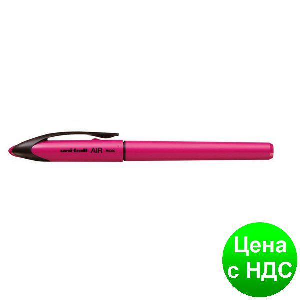 Роллер uni AIR 0.5 мм, рожевий корпус, синій UBA-188ELM.Bl/Pink