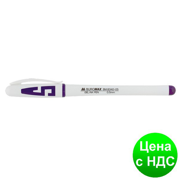 Ручка гелева, фіолетова BM.8340-05