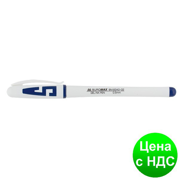 Ручка гелева, синя BM.8340-02