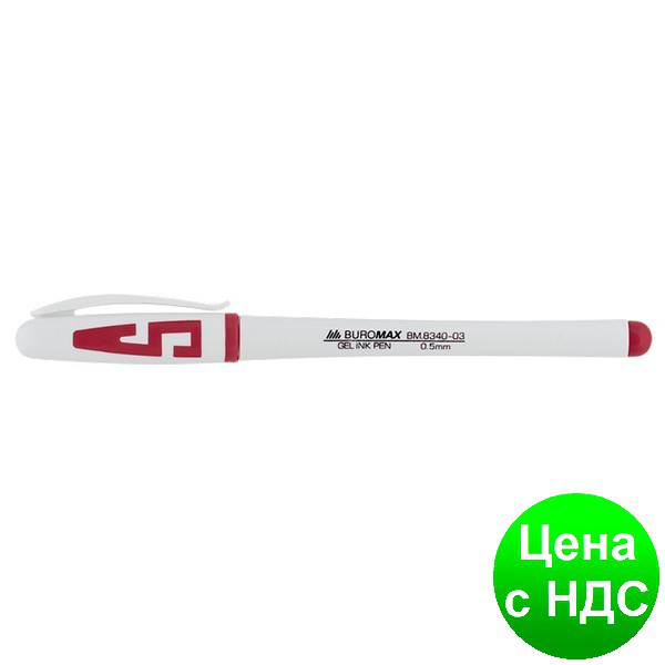 Ручка гелева, червона BM.8340-03