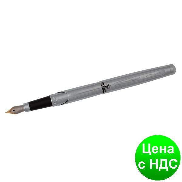 Ручка пір'яна в оксамитовому чохлі, хром R25026.F