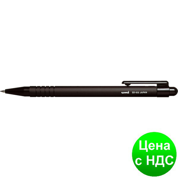 Ручка кулька. авт. uni SD-102 0.7 мм, чорна SD-102.Black