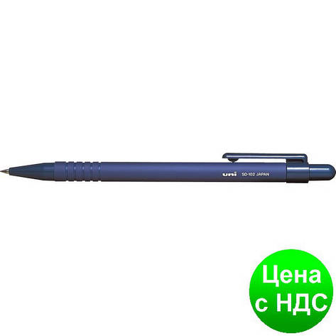 Ручка шарик. авт. uni SD-102 0.7мм, синя SD-102.Blue, фото 1