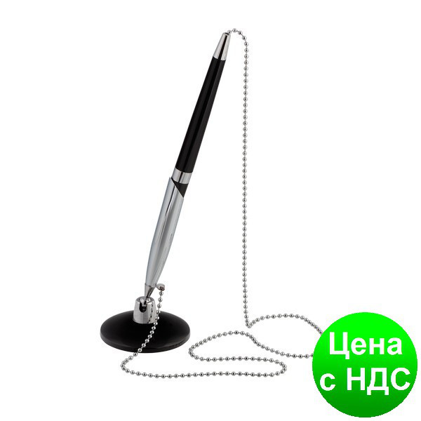 Ручка кулькова на підставці, синя BM.8146-01