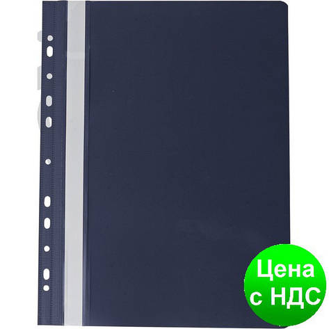 Швидкозшивач А4 PROFESSIONAL (11отв. PVC, черн.) BM.3331-01, фото 1