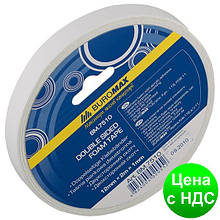 Скотч двосторонній на пінній основі 12мм х 2м /1шт. BM.7510