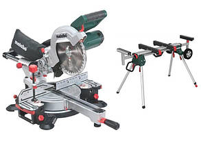 Торцювальна пила Metabo KGS 216 M + стіл Metabo KSU 251