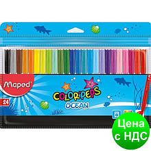 Фломастери COLOR PEPS Ocean, 24 кол. MP.845722