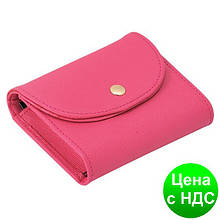 Футляр для пластикових карт "Stria" 10х7х2.8см, малиновий LS.820301-29