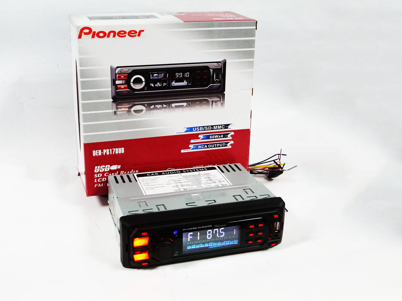 Автомагнітола DEH-8178UB Usb+Sd+Fm+Aux+ пульт