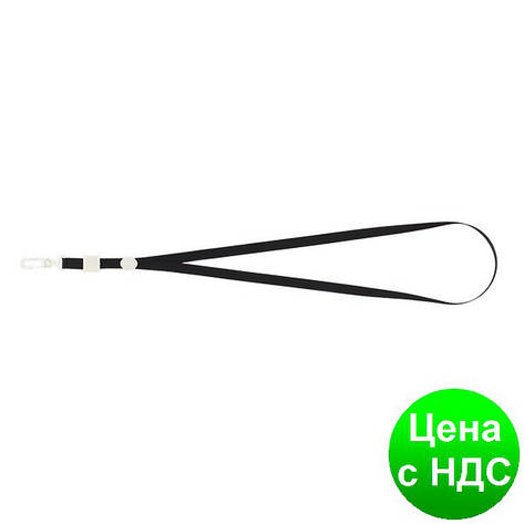 Шнурок з карабіном, чорний BM.5425-01, фото 1