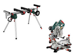 Торцювальна пила Metabo KGSV 72 Xact Sym + стіл Metabo KSU 251, фото 1
