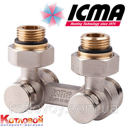 Вузол нижнього під'єднання кутовий Icma 884, фото 1