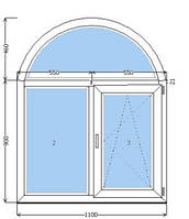 Арочные окна НЕДОРОГО. Арочные окна Киев. Арочные окна Киев цена.