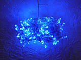 Гірлянда 100 ламп LED 7 метрів Синя, фото 4