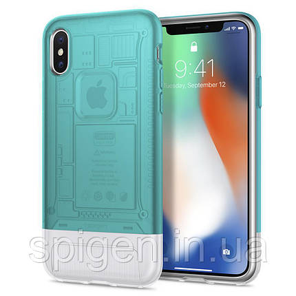 Чохол Spigen для iPhone X Classic C1, Sage, фото 1