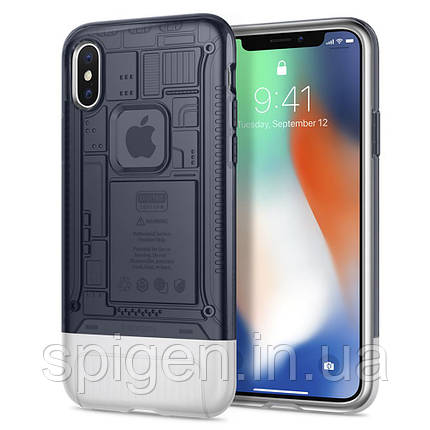 Чохол Spigen для iPhone X Classic C1, Graphite, фото 1