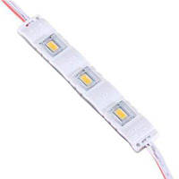 LED модуль BRT M2 5630-3 led W 1,2 W, 12В, IP65 білий з лінзою