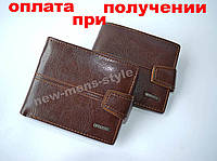 Мужской кожаный стильный кошелек клатч портмоне PILUSI новый