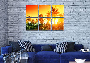 Замовити картину модульну на Полотні сін., 52x80 см, (25x25-6), фото 4