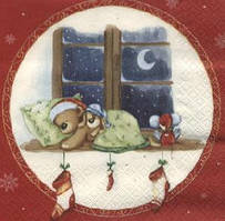 Серветка для декупажу 33х33см, НГМ-04