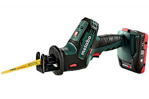 Акумуляторна шабельна пила Metabo SSE 18 LTX Compact LiHD 2x4.0 А·год, фото 1
