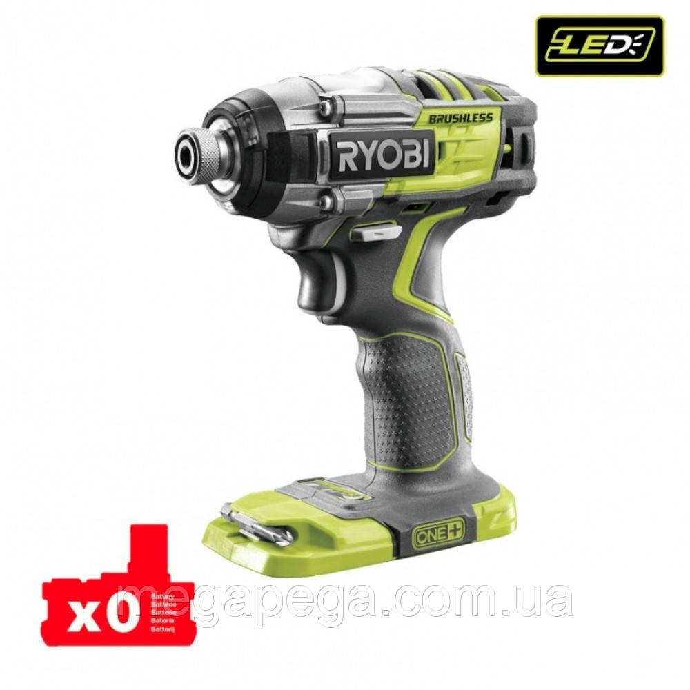 Гвинтоверт безщітковий імпульсний акумуляторний RYOBI R18IDBL-0 ONE+