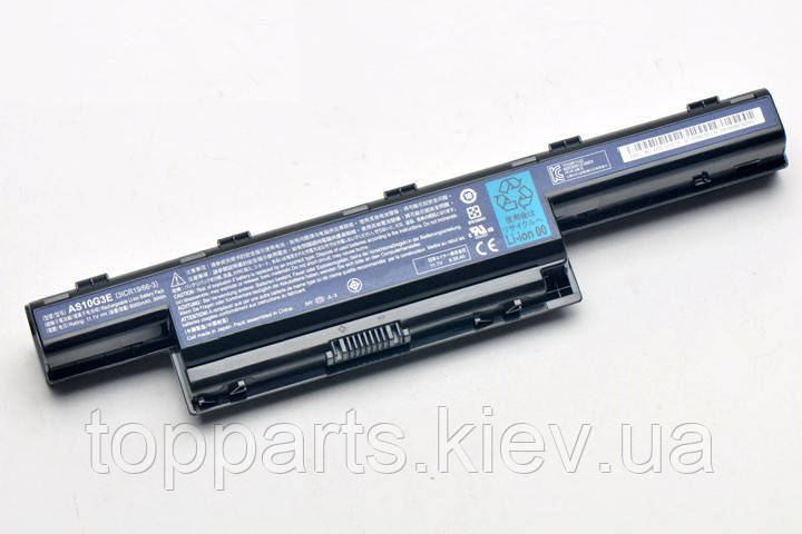 Батарея для ноутбука Acer AS10G3E, 9000mAh, 9cell, 11.1V, Li-ion, чорна, ОРИГІНАЛЬНА