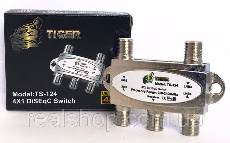 DiSEqC 4х1 Tiger TS -124, фото 1