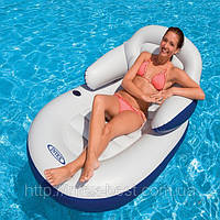 АКЦІЯ!! Пляжне надувне крісло Comfy Cool Lounge Intex 58864 (180х135 см. )