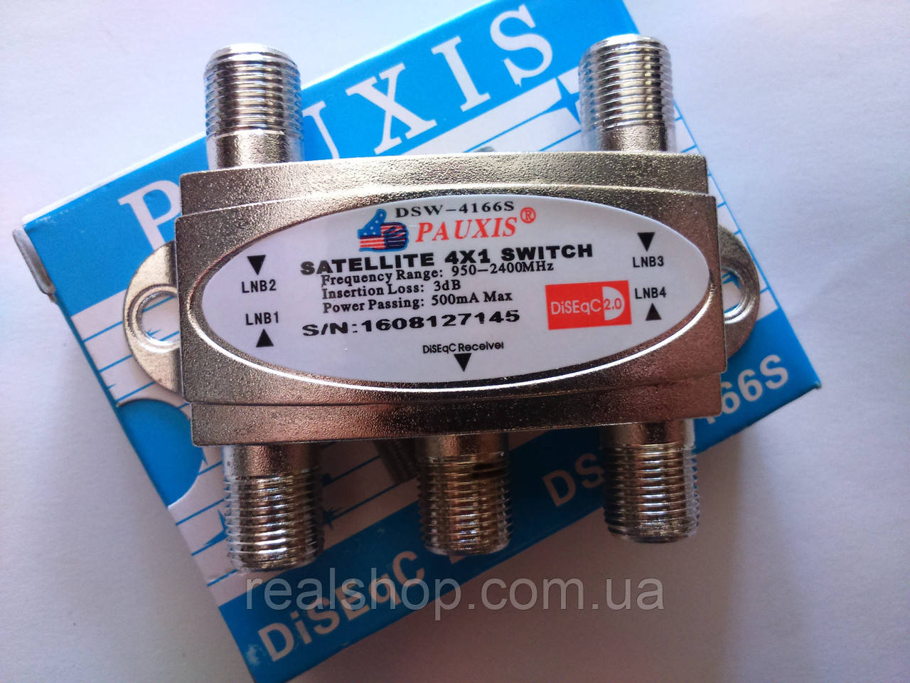 DiSEqC 2.0 - Pauxis DSW-4166S - фото 1 - id-p742598288