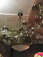 Антикварна бронзова старовинна люстра світильник лампа антикварні меблі антикваріат Україна Київ Одеса 