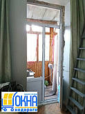 Пластикові балконні двері Windom Eco, фото "Okna Nedorogo"