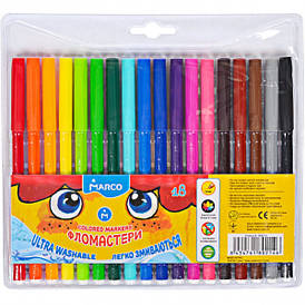 Фломастери МАРКО 18 кольорів 1690