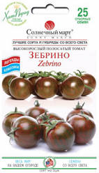 Насіння Томат індетермінантне Зебрино 25 насіння Сонячний Бертен
