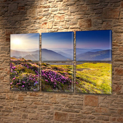 Купити картину модульну на Полотні сін., 52x80 см, (25x25-6), фото 1