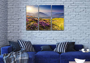 Купити картину модульну на Полотні сін., 52x80 см, (25x25-6), фото 4