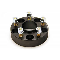 Автомобильное расширительное кольцо (Spacer) Starleks Н = 35 мм PCD5*114.3 DIA66.1 Футорка 12x1.25 Чёрные
