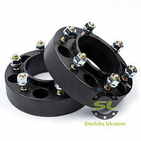 Автомобильное расширительное кольцо (Spacer) Starleks Н = 40 мм PCD6*139.7 DIA106.0 Футорка 12x1.5 Чёрные