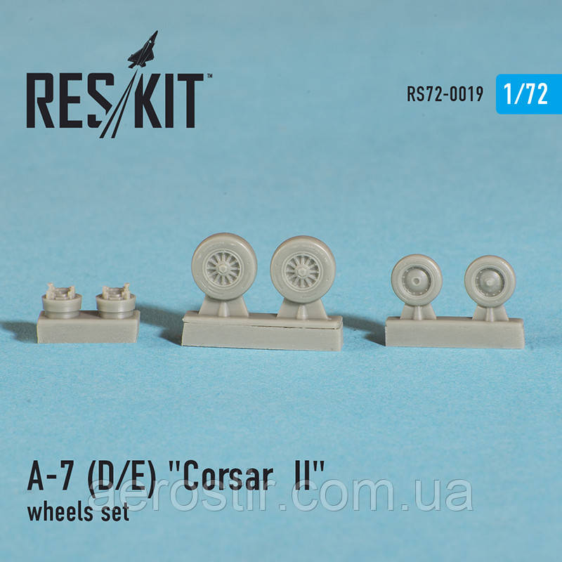 LTV A-7 "Corsair II" (D) wheels set 1/72 RES/KIT 72-0019