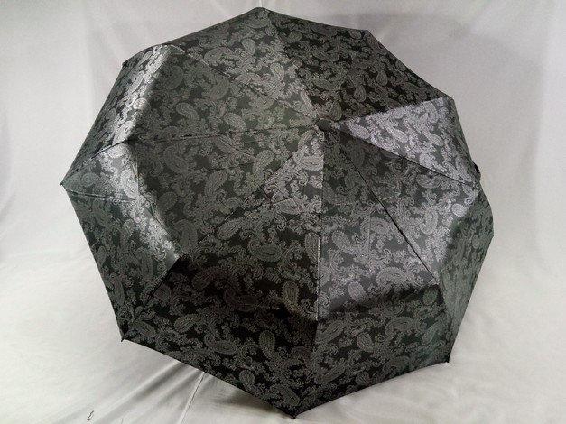 Женский зонт полуавтомат шелкография на 9 спиц цвет- серый