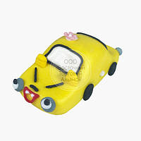 Фигурка из мастики - Машинка жёлтая